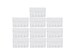 10 Hoja Guía De Uñas Reutilizable Pegatina Extensión Con Números Tipo 1 Para Manicura Francesa Moldes Internos