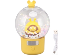 Luminária Noturna De Led, Esfera Transparente, Iluminação Quente, Decoração Para Casa, Para Mesa
