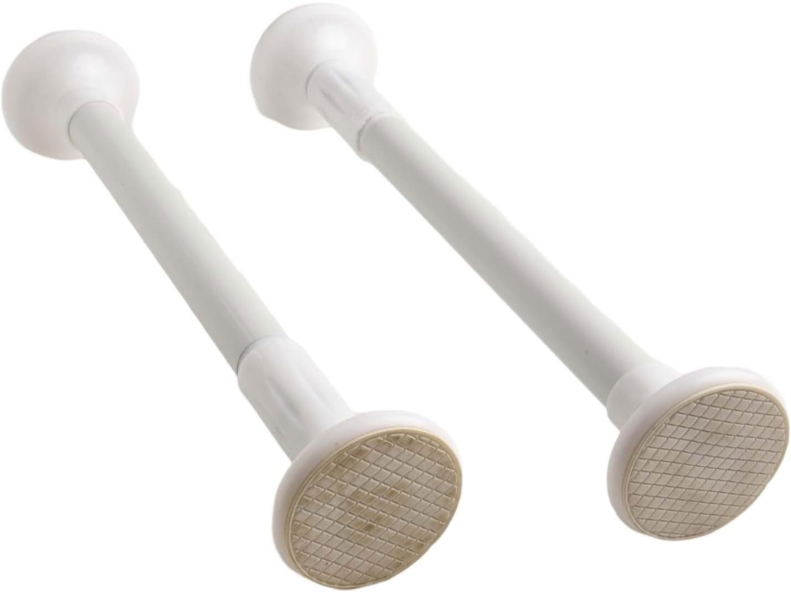 Suportes ajustáveis para panelas e frigideiras, pés de plástico com altura de 30 a 80 cm, resistentes ao desgaste.