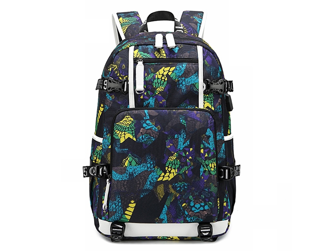 Mochila Casual Leve De 16 Polegadas Para Uso Diário, Amarelo Tressino