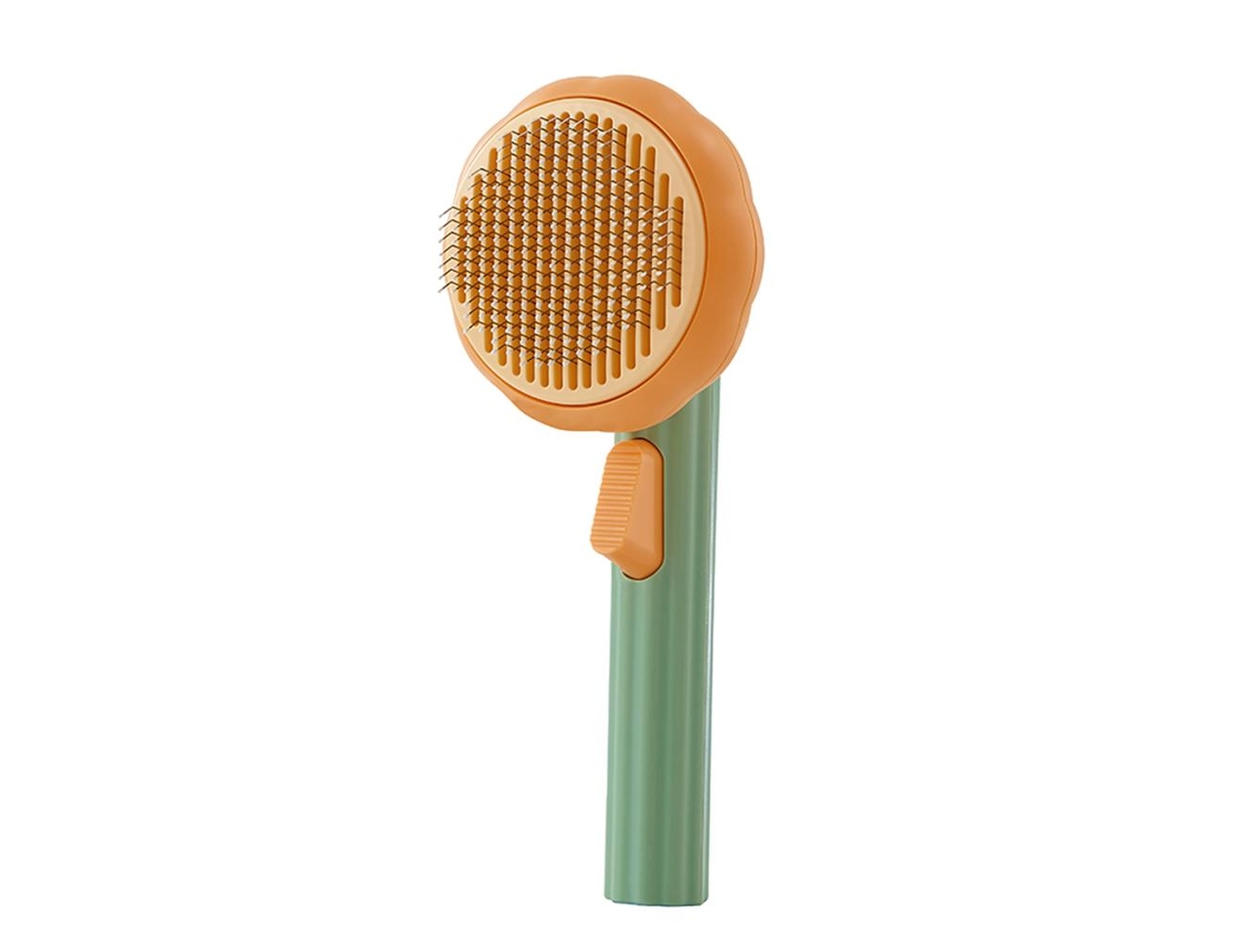 Escova Para Animais De Estimação Remove Pelo Solto E Emaranhado