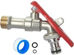 Torneira Externa Com Trava, Latão, Metal Para Uso Externo,