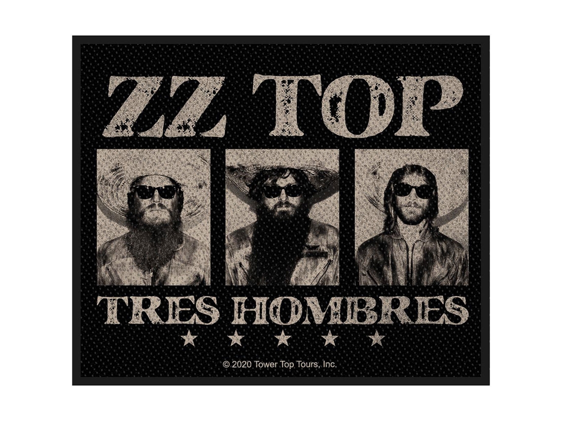 Emblema de Coser ROCK OFF Zz Top Tres Hombres