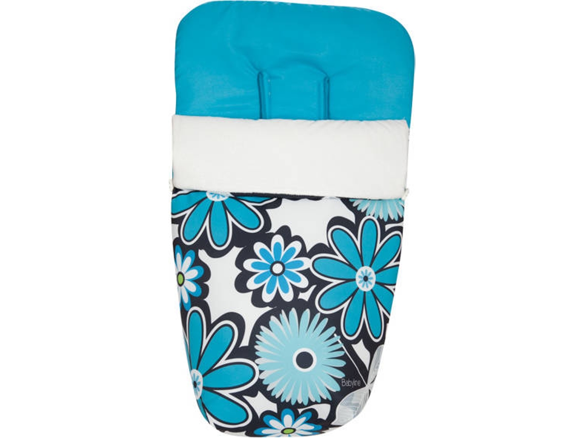Forra BABYLINE Flores Turquesa