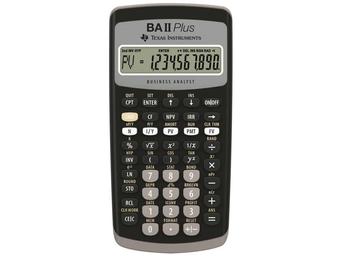 Calculadora TEXAS INSTRUMENTS Ba Ii Plus