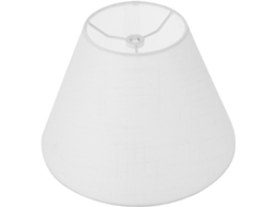 Abajur Leve Em Tecido De Linho Branco Para Luminária, Compatível Com Apliques De Parede E