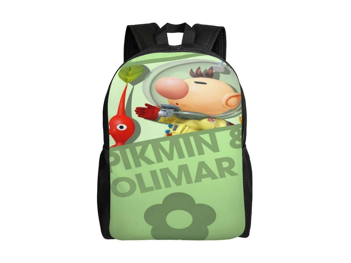 Mochila Pikmin W1047 Para Escola E Trabalho, Leve E À Prova Dágua, Mochila Estilosa Para Estudantes E Adultos J1047 Olysi Shop