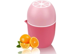 Espremedor De Citrinos Manual Com Design Exclusivo Em Forma Limão, Dois Modos De Utilização Para Diferentes Frutas(amarelo)