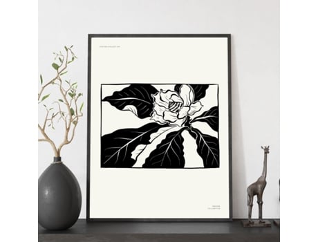 Póster Artemante NACNIC Pop. Magnolia Ilustrações artísticas modernas para decoração de interiores.