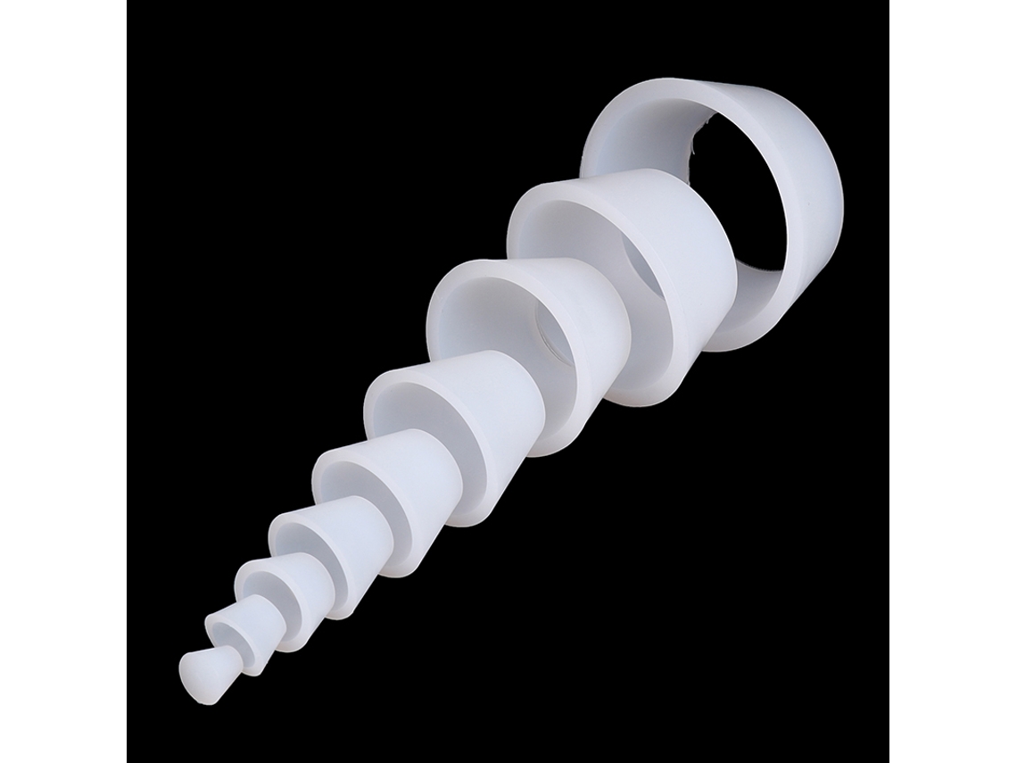 Conjunto De 9 Peças De Filtro Borracha Com Ventosa Para Garrafa, Tampa Cônica Para Filtração, Silicone