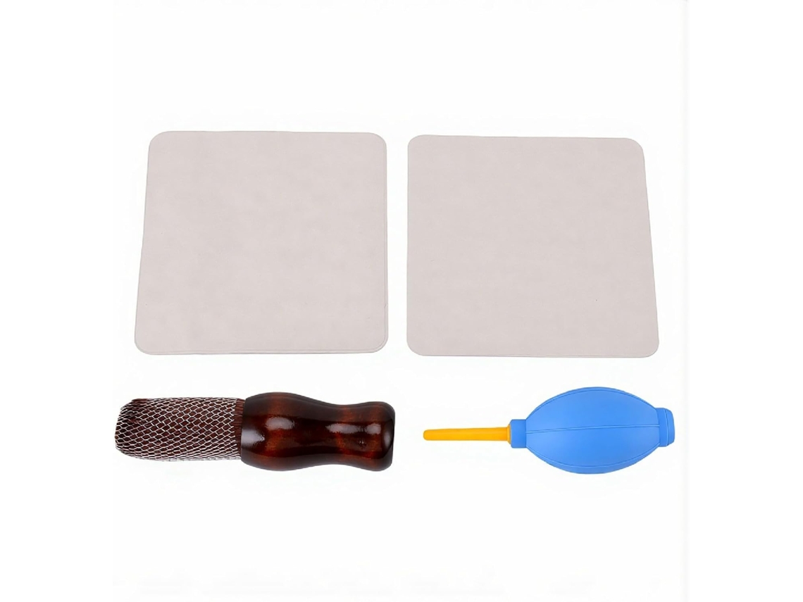 Kit De Limpeza De Discos Com Escova Antiestática, Pano De Microfibra