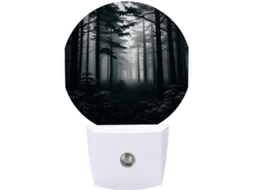 Luz Noturna Led Com Sensor, Luz Noturna Branca Quente, Banheiro, Quarto, Cozinha, Preto E Branco