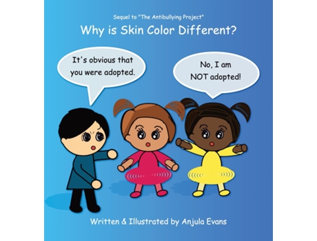 Livro Why Is Skin Color Different? De Anjula Evans (inglês)