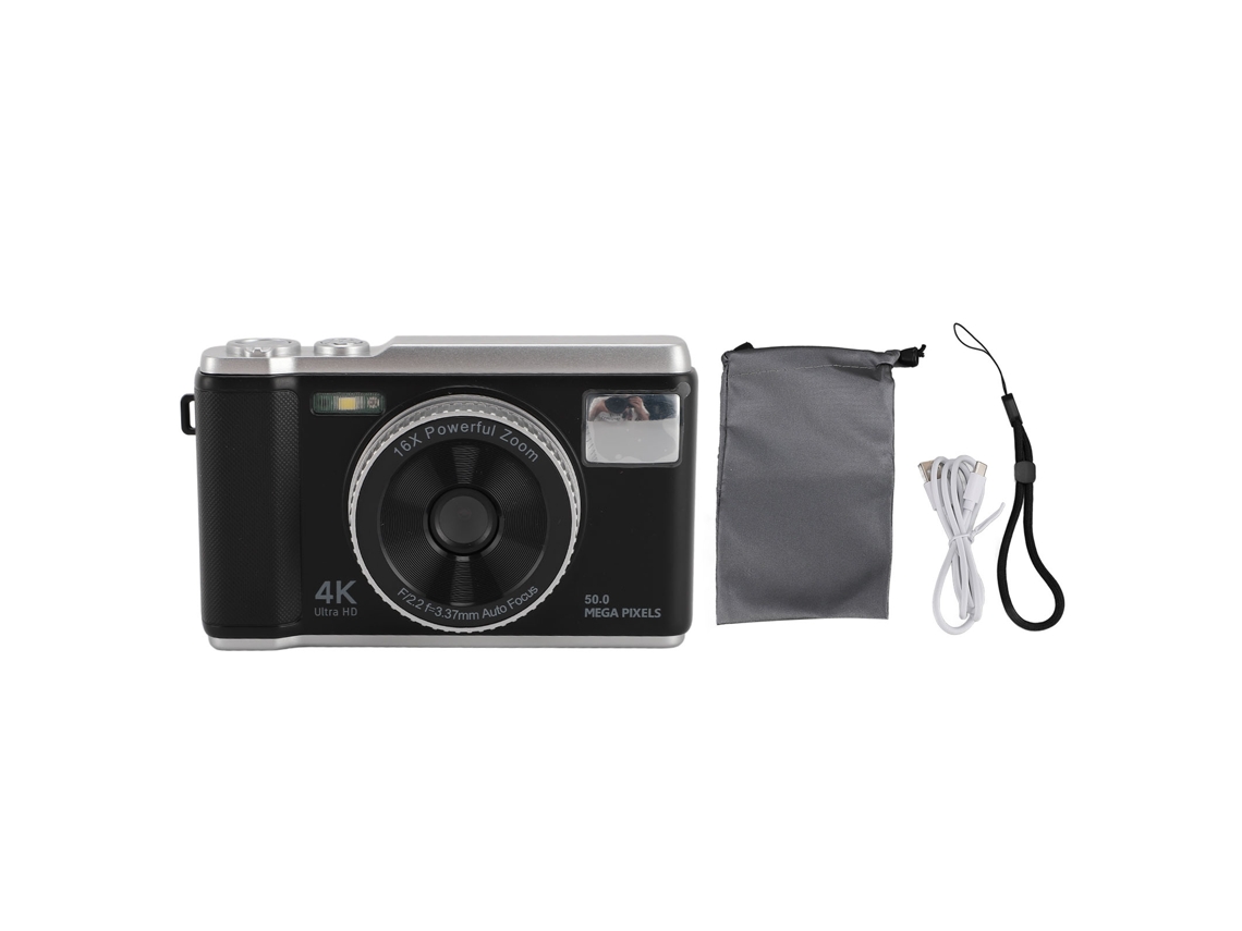 2026 câmera Digital 4k com Autofoco para Vlogging e Fotografia, Compacta e de Ponto e Disparo