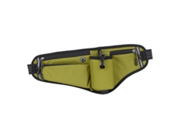 Bolsa Cintura Para Corrida Ajustável Com Suporte Para Garrafa De Água E Bolso Impermeável