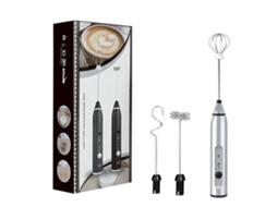 Espumador Recarregável USB AQUAFORGE, para latte, cappuccino, matcha, chocolate quente