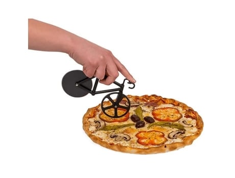 Cortador de pizza de bicicleta do nada
