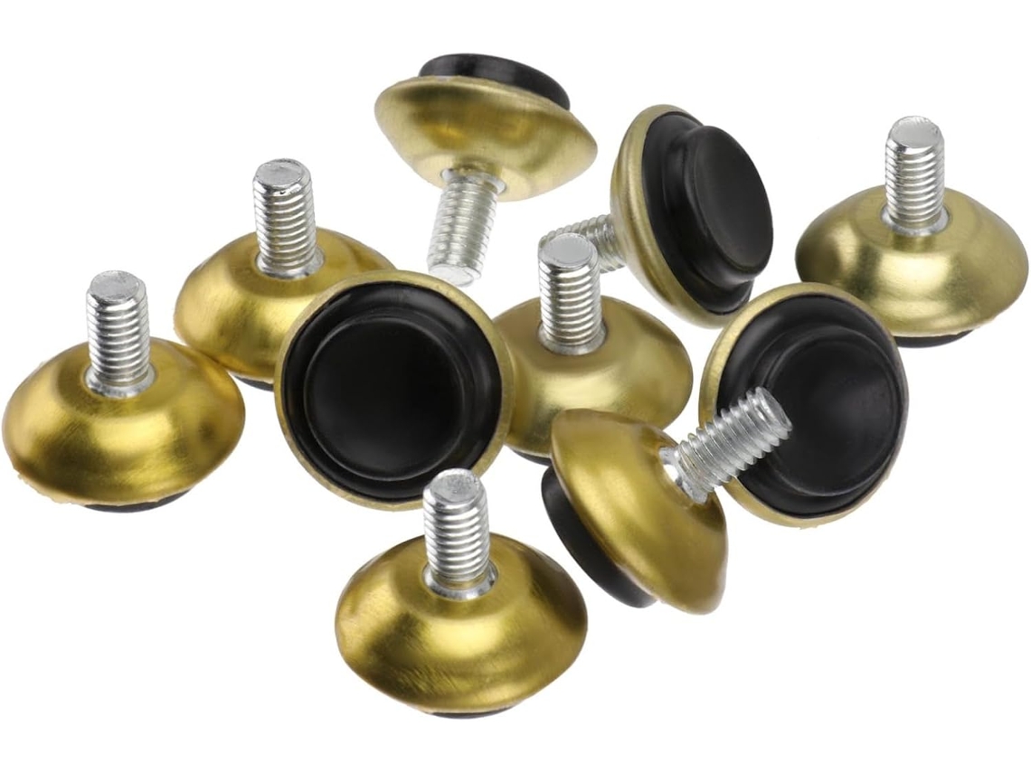 Homoyoyo Conjunto De 10-niveladores Parafuso Ajustáveis Para Pés Móveis, Mesas E Cadeiras, Com Proteção E Redução De