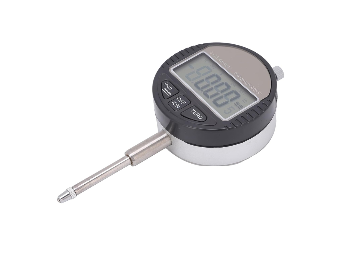 Indicador Digital Eletrônico Faixa De 0 A 25,4 Mm Com Resolução 0,01 E