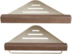Cesto Triangular De Alumínio Para Parede, Prateleira De Canto Para Banheiro, Ideal Para Toalhas E Artigos De Higiene
