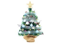 Ats árbol de Navidad Mini Iluminado Led 18/24 Polegadas Decoração de Mesa Luzes de Natsal