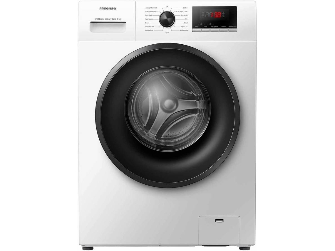 Máquina de Lavar Roupa HISENSE WFPV7012EM (7 kg - 1200 rpm - Branco)