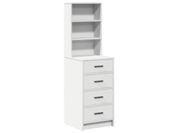 Conjunto 1 Mesa Buffet Vidaxl Branco Derivados De Madeira (40 X 41 X 135 Cm)