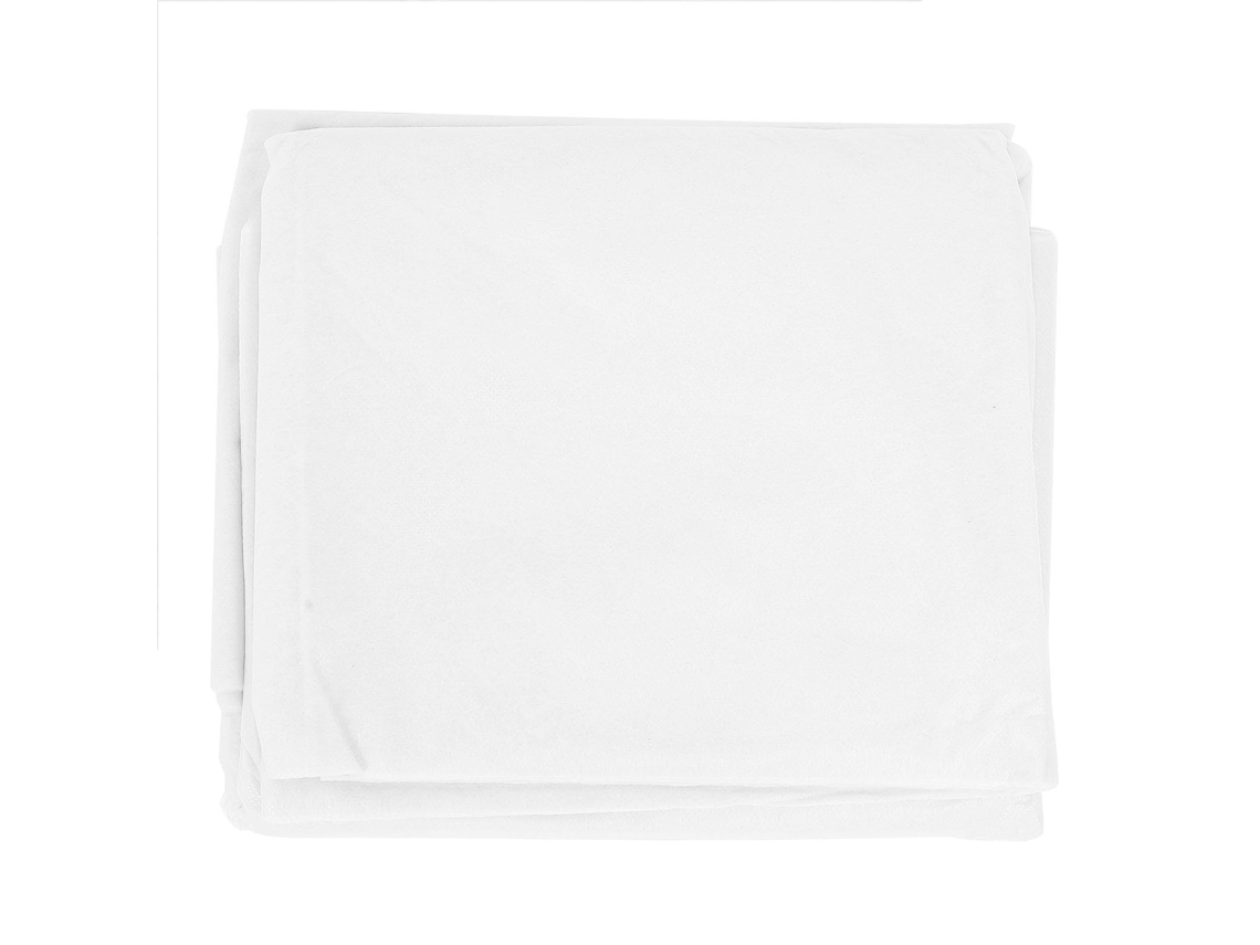 KOFIHETY Lençóis descartáveis (pacote com 20) Tecido não tecido respirável para mesas de massagem e salões de beleza (branco)