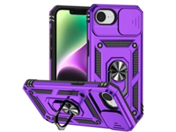 Capa Para Iphone 16e - Suporte Deslizante Para Câmera