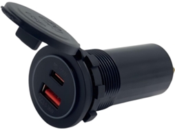Adaptador veicular SFUSHOS com portas de carregamento rápido de 100 W e 36 W para computadores