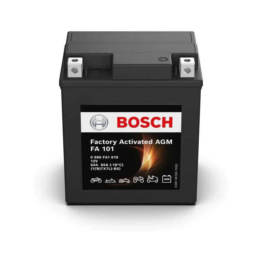 Bateria BOSCH Fa101 Ytx7L-Bs12V 6Ah 85A