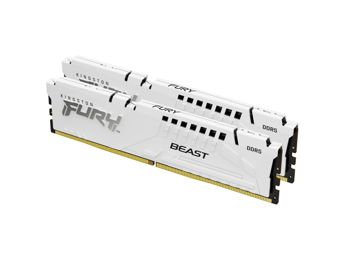 Memória RAM KINGSTON 32GB Ddr5 6000Mhz CL36 Fury (2 x 16 GB - Branco) 
