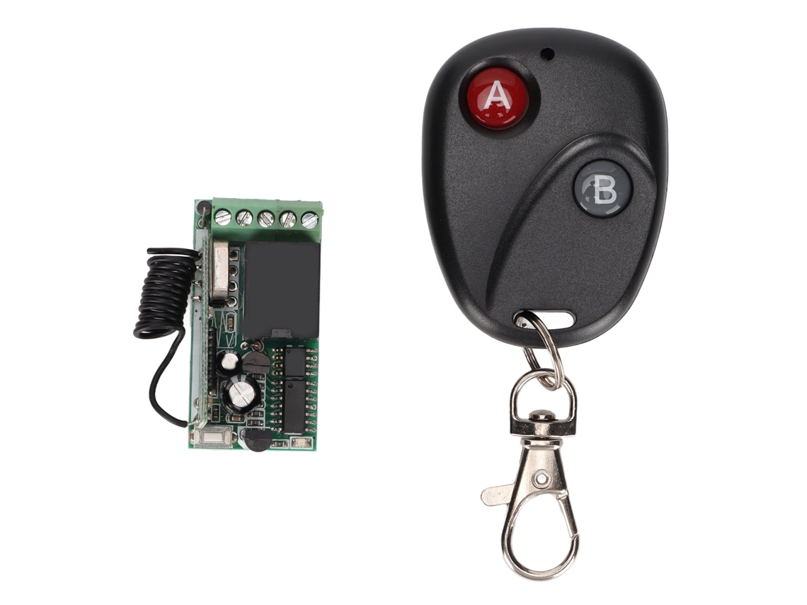 Aetheria módulo Interruptor Controle Remoto Sem Fio 433mhz 1 Canal Relé Porta Elétrica 12v 10a 1500w