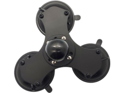 Suporte para para-brisa com três ventosas e base esférica giratória.