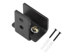 Laxiscreed Trilho Para Porta De Celeiro Deslizante Em Aço Carbono Preto Com Movimento Suave E Alta Estabilidade