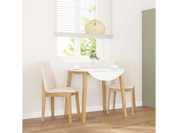 Vidaxl Cadeiras De Jantar Com Almofadões 2 Pcs Madeira Maciça
