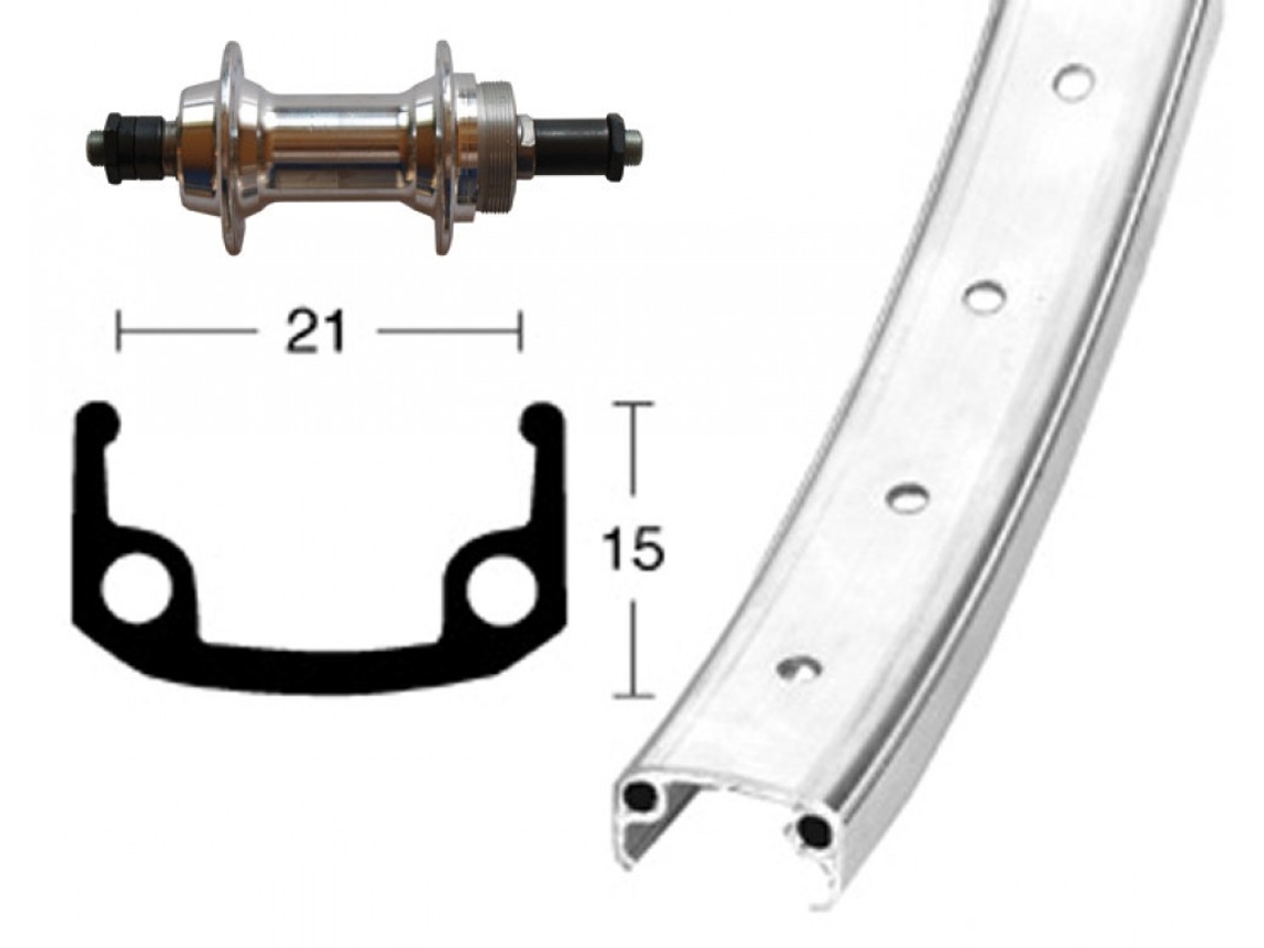 Roda Traseira WINORA Agujeros Qr Mate (26x1.90 cm)