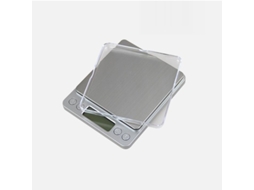 Balança Eletrônica Digital ECELEN Balança de Precisão Balança de Joias Digital Lcd Mini Balança em Gramas Balança para Panificação Cor Prata
