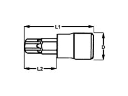 Chave De Caixa Hex 3/8" 12mm Tengtools M381512-c