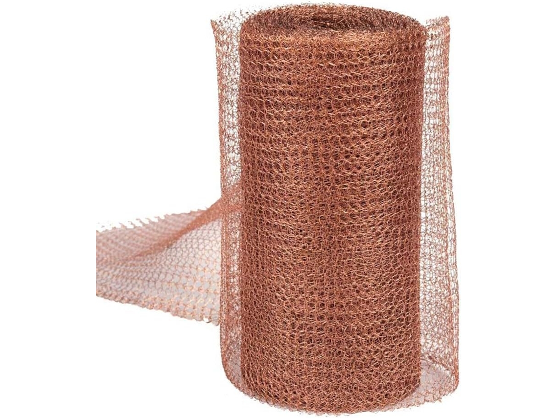Kit De Controle De Roedores Em Cobre, Lã De Cobre Antiferrugem De 12,7 Cm X 10,7 M (5 Polegadas X 35 Gokoco