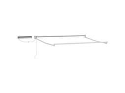 Conjunto 1 Toldo Externo Vidaxl Branco Alumínio (2,5 X 2 M)