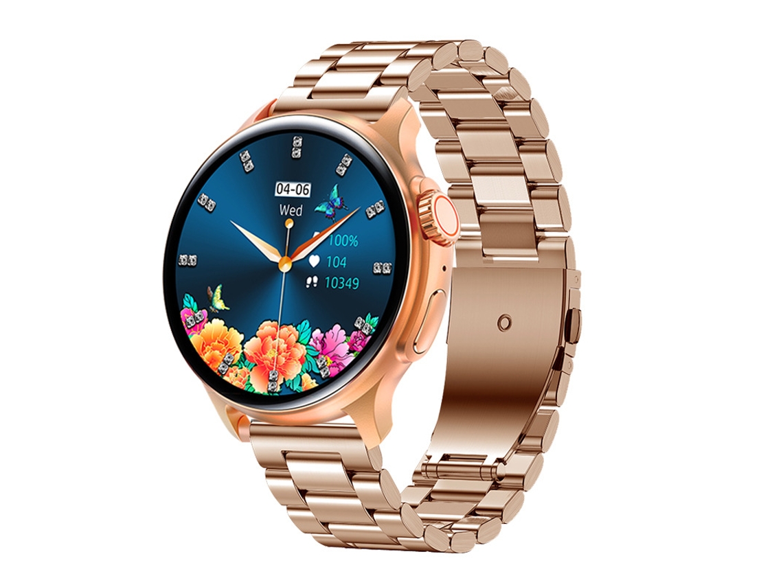 Smartwatch YIZHOOD Te785 Tea Hd de 1.43Inch Mais de 100 Modos Desportivos Ip68 À Prova D'Água Ouro