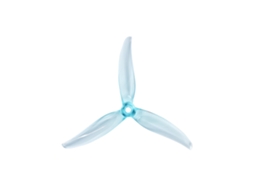 Hélice Gemfan 5129.2 3 5129 de 5,1 Polegadas com 3 Pás e Furo de 5 Mm, Transparente e Amarela , para Drones de Corrida Fpv. MDUG (2 Pares/6 Pares)