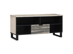 Vidaxl Unidades De Tv 105 X 33 X 46 Cm Branco Derivados De Madeira