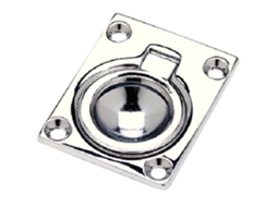 Seachoice Flush Ring Pull Chrome Plated Zinc
