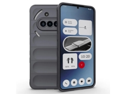 Capa Para Celular Nothing Phone (3a) Magsafe Em Tpu Resistente - Cinza
