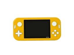 Console De Jogos Retrô De 3,5 Polegadas, 8 Gb, 6800 Jogos, Console De Jogos Portátil, Console De Videogame, Leitor De E Books, Amarelo Nostalgia88