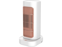 Aquecedor Vertical Oscilante Doméstico Quarto/mesa, Mini Ventilador Térmico Sfushos (branco1200w Oscilante)