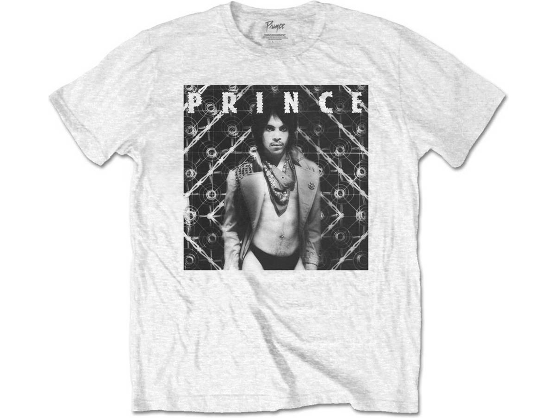 T-Shirt PRINCE Dirty Mind Branca L