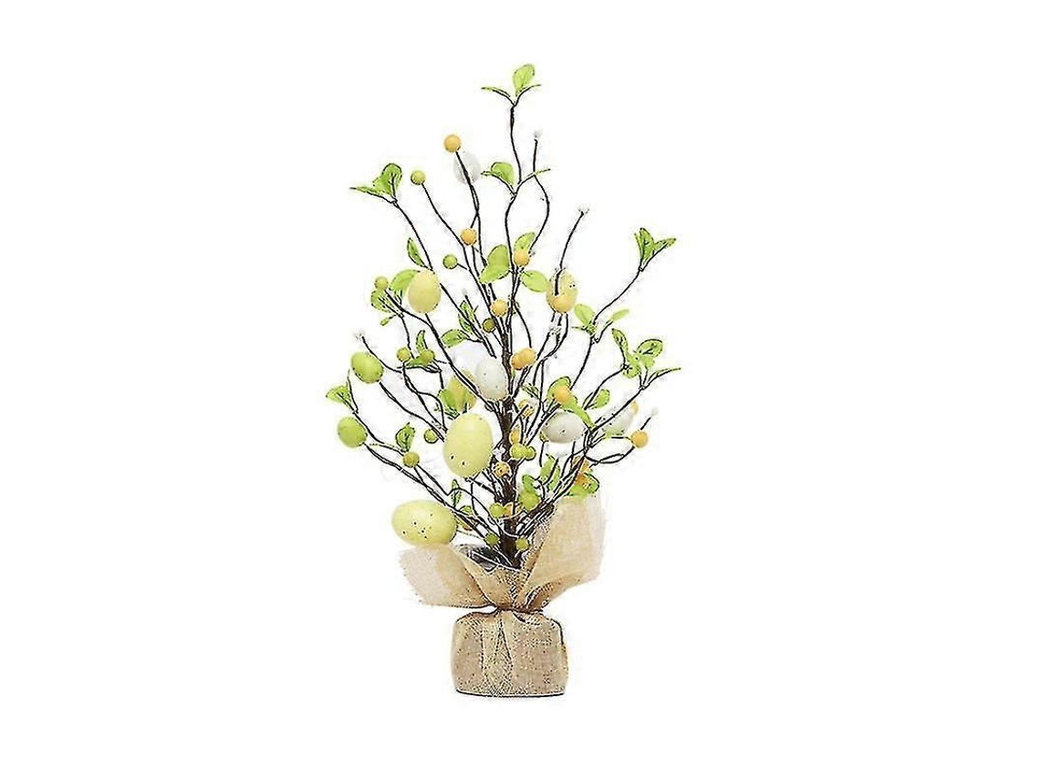 Decoração de Páscoa com Luzes LED, Ovos de Páscoa, Árvore Decorativa e Enfeite de Mesa.